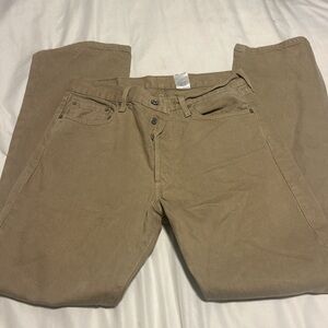 Levi's Tan Chinos Straight-Leg Pants